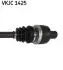 VKJC1425 PÓŁOŚ OPEL VECTRA C PR 1,9CDTI 616MM SKF підбір по vin на Brocar