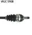 VKJC5908 PÓŁOŚ OPEL ASTRA J 1,4/1,6 LE 618MM SKF підбір по vin на Brocar