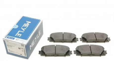 0252445116 Колодки гальмівні (передні) Toyota Prius 08-/Corolla 12-/Lexus CT 10- (Akebono) MEYLE підбір по vin на Brocar