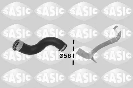 3334049 PRZEWÓD INTERCOOLERA RENAULT 1.9DCI SASIC подбор по vin на Brocar