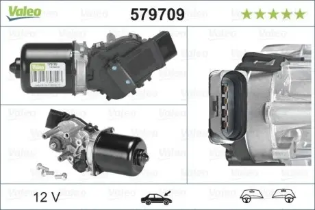 579709 Двигатель стеклоочистителя VALEO подбор по vin на Brocar