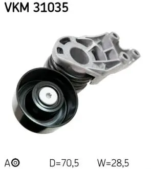 VKM31035 Натяжной ролик, поликлиновой ремень SKF подбор по vin на Brocar