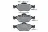 2495201 Колодки тормозные (передние) Toyota Yaris 12- (TEVES) Q+ TEXTAR підбір по vin на Brocar