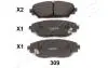 PA309AF Тормозн.колодки передн.Mazda 3 -13 JAPANPARTS підбір по vin на Brocar