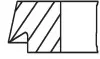 02992N0 Кільця поршневі VW Polo/Golf 1.0/1.3/1.4i 98-02 (75.01mm/STD) (1.5-1.5-2.5) MAHLE / KNECHT підбір по vin на Brocar
