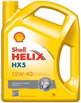 550046285 OLEJ SHELL 15W40 4L HELIX HX5 SL/CF SHELL подбор по vin на Brocar