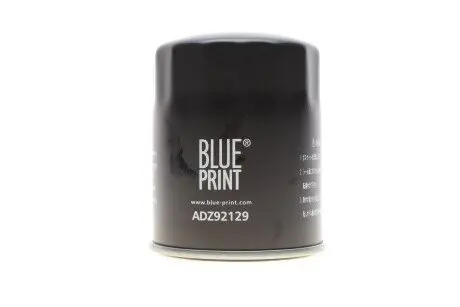 ADZ92129 Фільтр масляний BLUE PRINT підбір по vin на Brocar