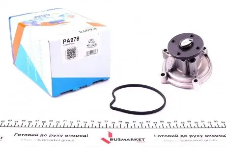 PA978 Помпа воды MB A-class (W169)/B-class (W245) 1.5/1.7/2.0CDI/Mitsubishi Colt 1.5DI-D 04-12(R/B)(6 лоп) GRAF подбор по vin на Brocar