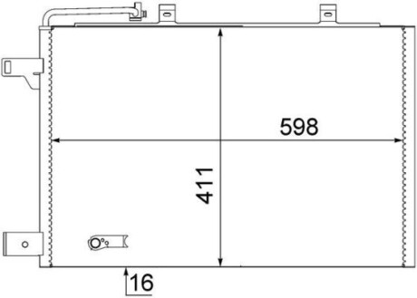 AC370000S SKRAPLACZ KLIMATYZACJI DB W169 04- MAHLE / KNECHT підбір по vin на Brocar