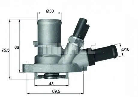 TI14988 Термостат MAHLE / KNECHT подбор по vin на Brocar