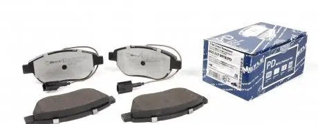 0252370918PD Колодки тормозные (передние) Fiat Punto 1.3-1.6 D 09- (137x57.4) (с датчиком) MEYLE подбор по vin на Brocar
