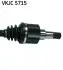 VKJC5715 Приводная полуось SKF підбір по vin на Brocar