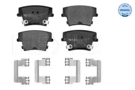 0252416318 Комплект гальмівних колодок MEYLE підбір по vin на Brocar