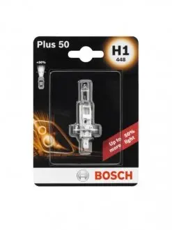 1987301041 Автолампа H1 12V 55W P14.5s Plus 50 BL BOSCH підбір по vin на Brocar