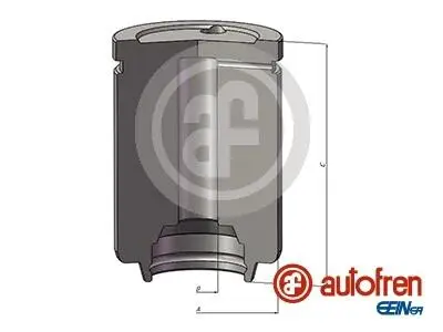 D025583 Поршень супорта гальмівного NISSAN T. CABSTAR 06- AUTOFREN підбір по vin на Brocar