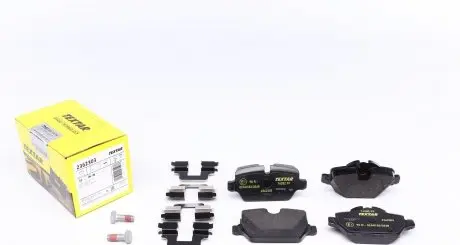 2362303 Колодки тормозные (задние) BMW 3 (E90/E92) 00-13/1 (E81/82/87) 03-13 (TRW) Q+ TEXTAR подбор по vin на Brocar