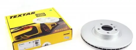 92160905 Диск тормозной (передний) BMW X5 (E70/F15/F85)/X6 (E71/E72/F16/F86) 07- (348x30) PRO+ TEXTAR підбір по vin на Brocar