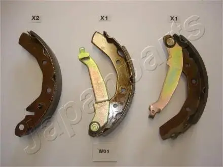 GFW01AF Щеки тормозные задн.Matiz 0,8/1,0 98- JAPANPARTS підбір по vin на Brocar