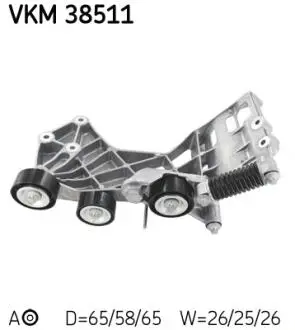 VKM38511 Ролік SKF підбір по vin на Brocar