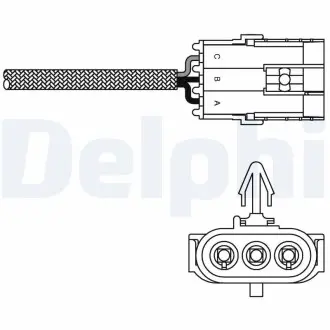 ES1099512B1 Лямбда-зонд DELPHI подбор по vin на Brocar