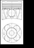 41071620 Поршень (79.5mm) OPEL ASTRA 1.7 CDTI 07-, ZAFIRA 1.7 CDTI 08- KOLBENSCHMIDT подбор по vin на Brocar