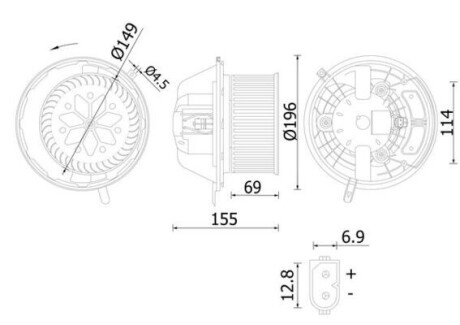 AB219000S SILNIK DMUCHAWY MB B-CLASS (W245) MAHLE / KNECHT підбір по vin на Brocar