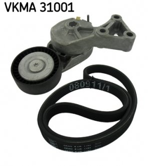 VKMA31001 Комплект доріжкового ремня SKF підбір по vin на Brocar