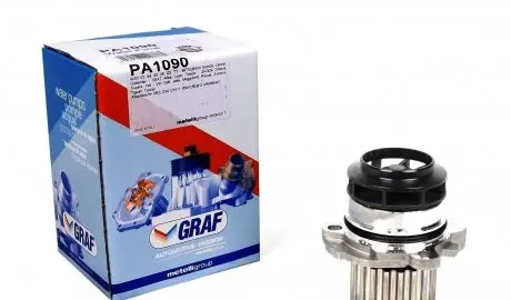 PA1090 Помпа води Audi A3-A6/Skoda Octavia/VW Golf/Passat 2.0TDI 05-/Mitsubishi Lancer 14- (19z)(R/B)(8лоп) GRAF підбір по vin на Brocar