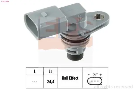 1953368 Датчик положення р/вала Audi A2, A3 VW Golf V/Plus, Jetta III 1.4TSI, 1.6FSI 02- EPS підбір по vin на Brocar