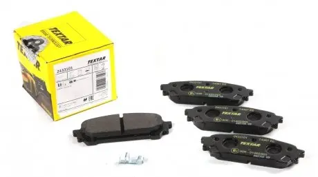 2433101 Колодки тормозные (задние) Subaru Impreza/Forester 99- (Akebono) TEXTAR подбор по vin на Brocar