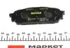 2433101 Колодки тормозные (задние) Subaru Impreza/Forester 99- (Akebono) TEXTAR підбір по vin на Brocar