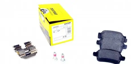 2469201 Колодки тормозные (задние) Renault Kangoo 08- (TRW) TEXTAR подбор по vin на Brocar