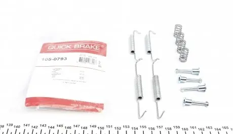 1050793 Комплект пружинок колодок ручника Fiat Ulysse/Peugeot 406 95- (185x30) QUICK BRAKE подбор по vin на Brocar