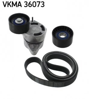 VKMA36073 К-т поликлинового ремня с роликами Master,Trafic II,Opel Movano2,2-2.5dCi 00- SKF подбор по vin на Brocar