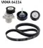 Комплект ремня поликлиновый  SKF VKMA 64114