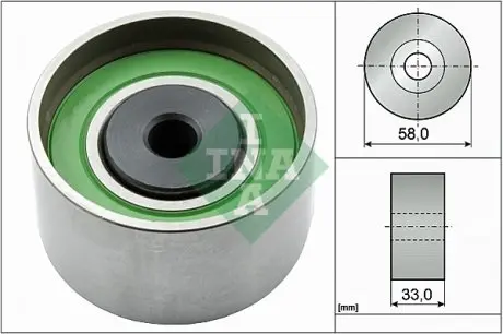 532038620 Ролик ГРМ Mazda 6 2.0di 02-10 (паразитний) більше не постачається в якості окремої деталі INA підбір по vin на Brocar