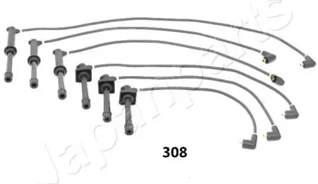 IC308 Комплект дротів запалювання JAPANPARTS підбір по vin на Brocar