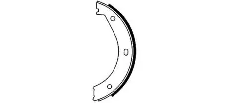 91033400 Тормозные колодки барабанные (ручник) BMW 3(E46)/5(E34)/7(E32) "77>> TEXTAR подбор по vin на Brocar