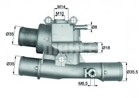 TI12488 Термостат MAHLE / KNECHT підбір по vin на Brocar