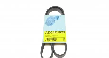 AD04R1025 Ремень генератора Suzuki Grand Vitara 2.5-2.7 98-03/ Honda Stream 1.7 01- / Nissan 300 ZX 3.0 84-90 BLUE PRINT підбір по vin на Brocar