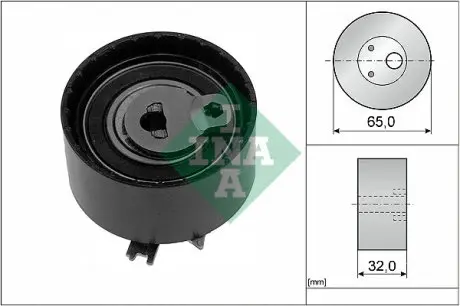 531071010 Ролик ГРМ Renault Scenic II/III/Laguna II/III 1.6 16V, 03-, K4M окреме постачання неможливе INA підбір по vin на Brocar