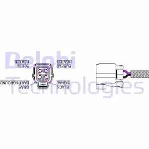 ES2021512B1 Лямбда-зонд DELPHI подбор по vin на Brocar