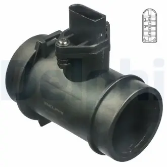 AF1028512B1 Расходомер воздуха AF10285-12B1 DELPHI DELPHI підбір по vin на Brocar