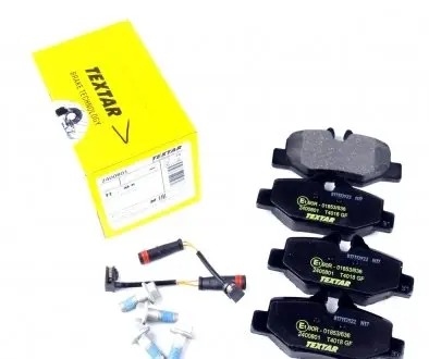 2400801 Колодки гальмівні (задні) MB Vito (W639) 03- (Bosch) Q+ (з датчиками) TEXTAR підбір по vin на Brocar