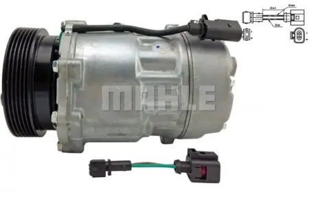 ACP191000S Компресор кондиціонера VW Caddy 95-15/T5 03-15/Golf 97-08 MAHLE / KNECHT підбір по vin на Brocar