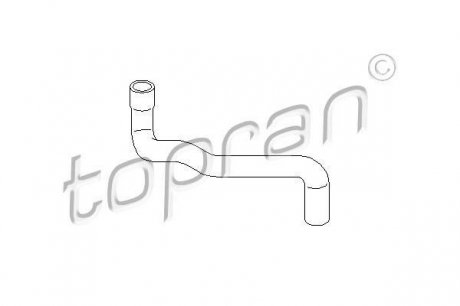 109010 Шланг радиатора TOPRAN подбор по vin на Brocar
