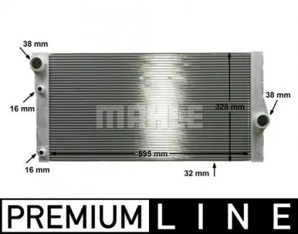CR1147000P Радіатор MAHLE / KNECHT підбір по vin на Brocar