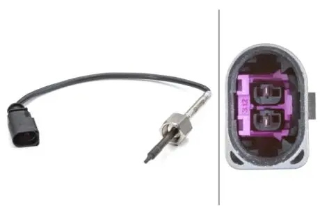 6PT014494161 Датчик температури вихлопних газів VW GOLF 03- HELLA підбір по vin на Brocar