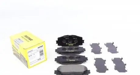 2445101 Колодки гальмівні (передні) Toyota Prius 08- (Akebono) TEXTAR підбір по vin на Brocar
