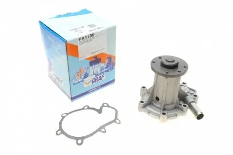 PA1190 Помпа води SsangYong Actyon/Kyron 2.0 Xdi 05- (R/B) (10 лоп.) GRAF підбір по vin на Brocar